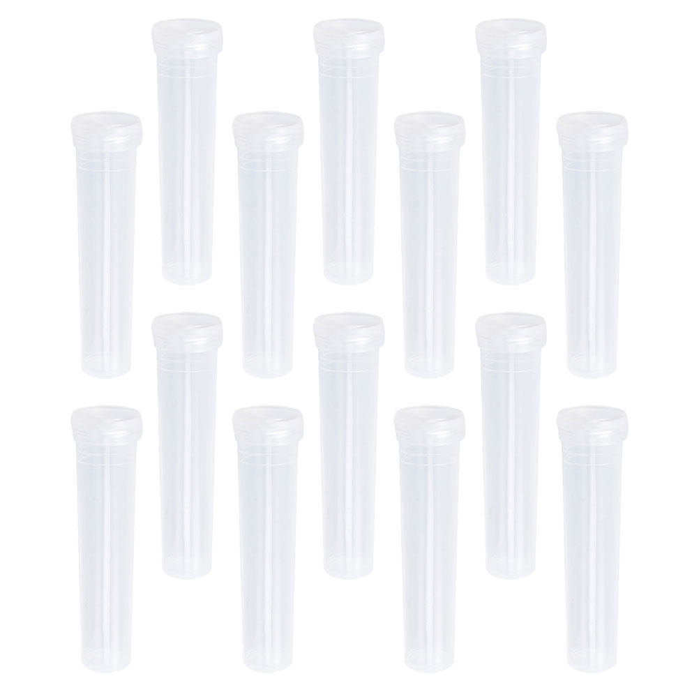 Nutrition & Fitness Hub - 20 Peças de Tubos Transparentes de