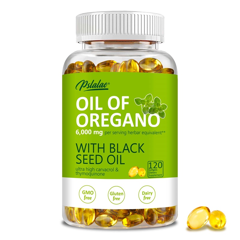 Black Seed Oil Capsule - Cápsulas de Óleo de Oregano -