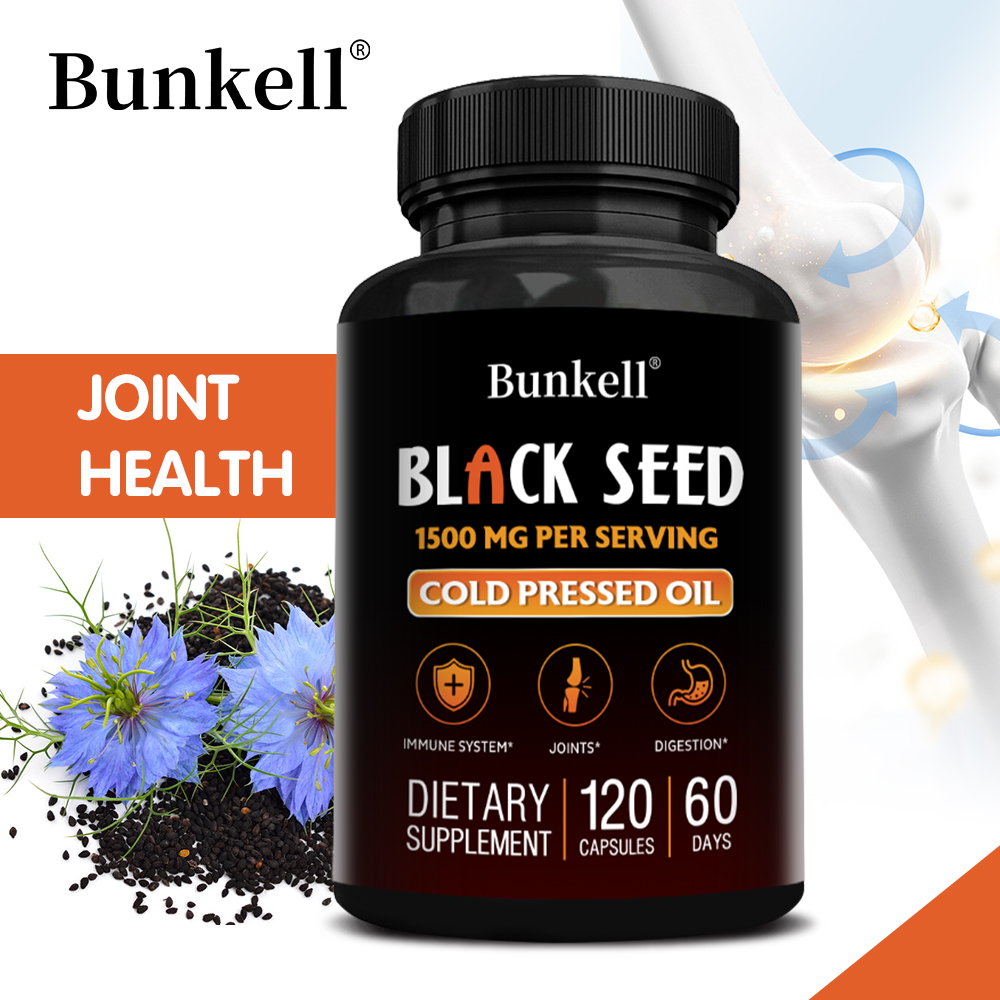 Black Seed Oil Capsule - Cápsulas de Óleo de Semente Preta