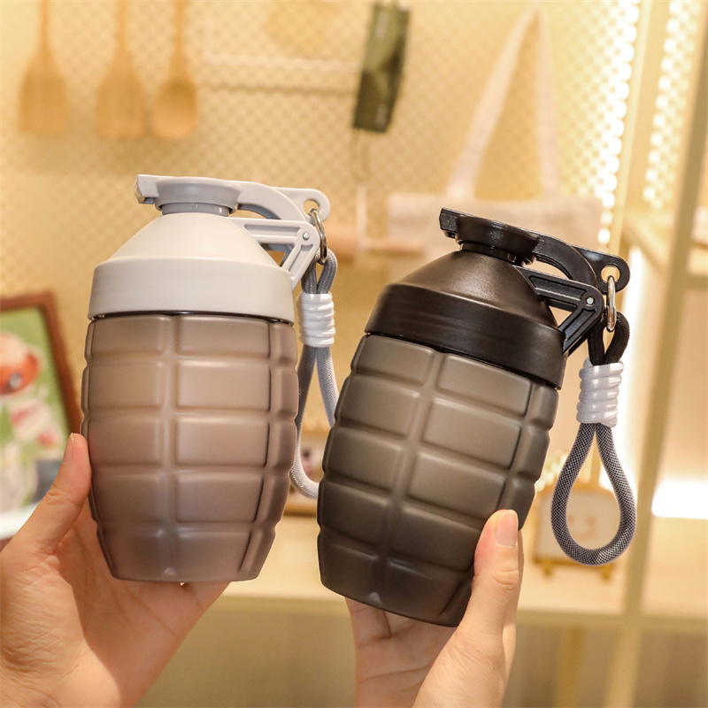 Protein Shaker Bottle - Garrafa de água esportiva fitness, copo