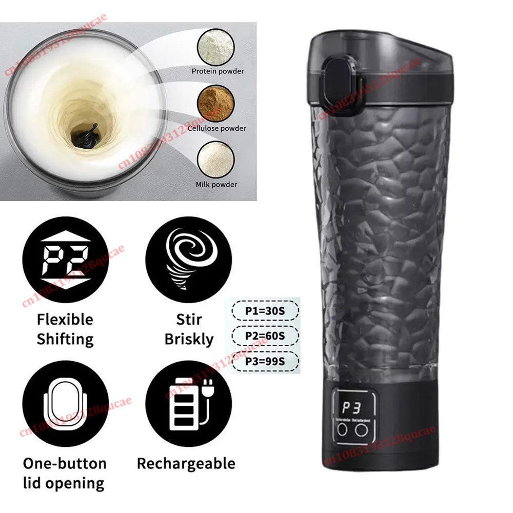 Protein Shaker Bottle - Agitador de proteínas portátil, garrafa fitness