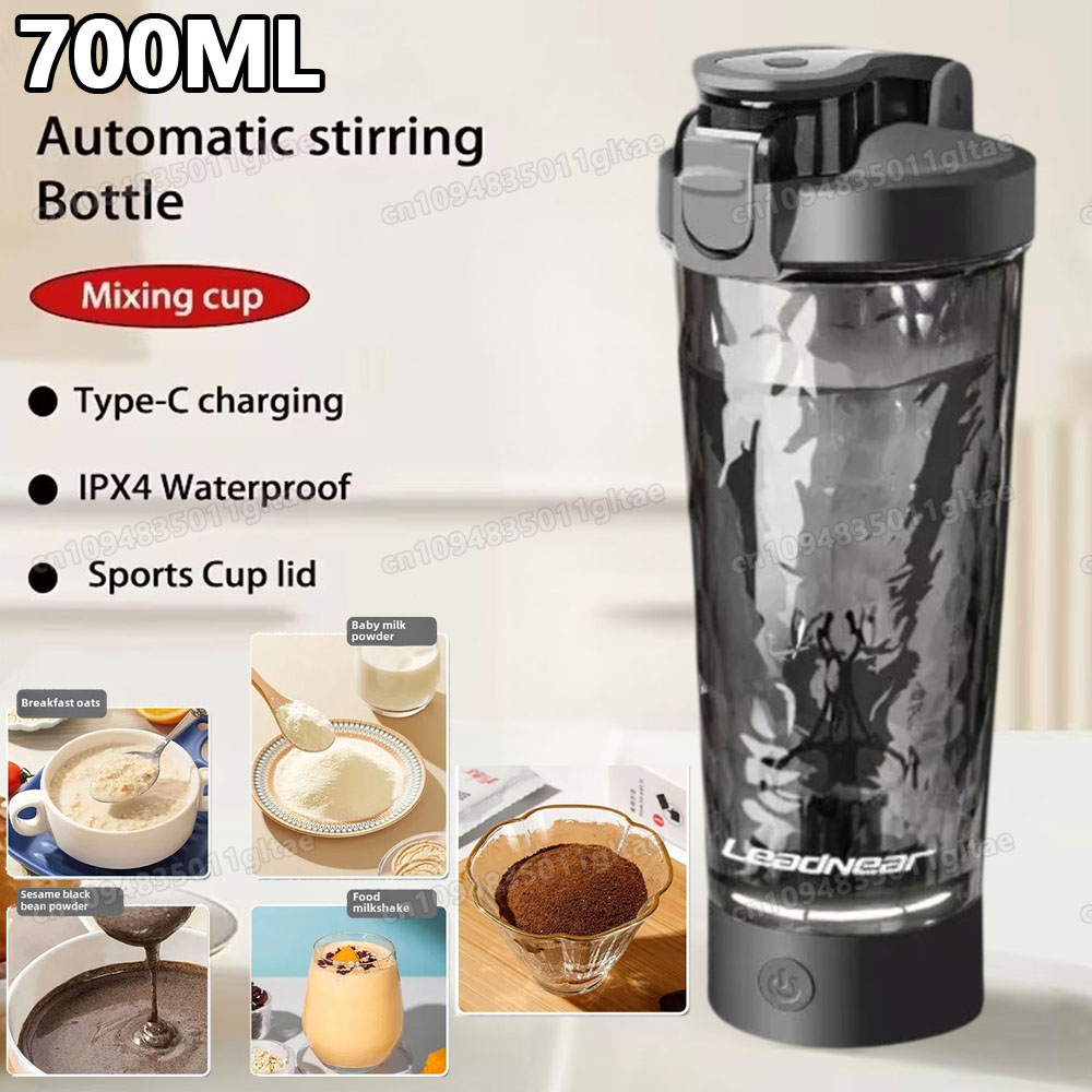 Protein Shaker Bottle - Novo Copo Elétrico para Mistura de