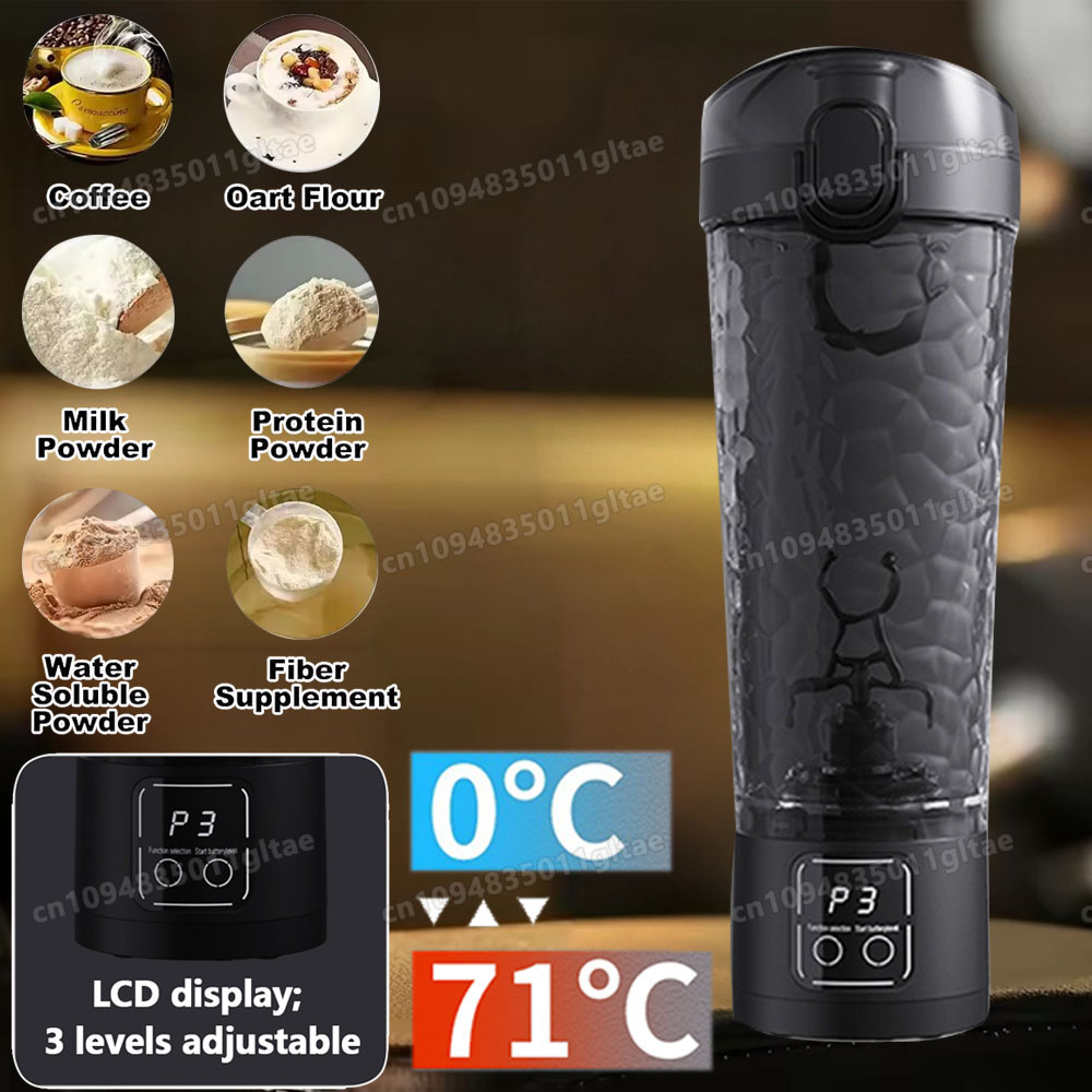 Protein Shaker Bottle - Novo em copo de mistura automática