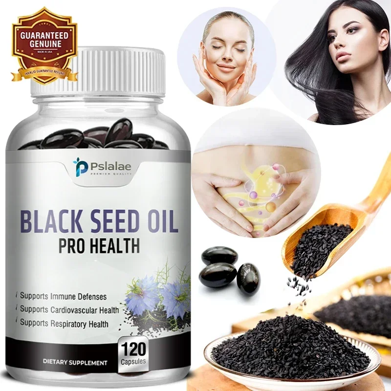Black Seed Oil Capsule - Cápsulas de óleo de semente preta