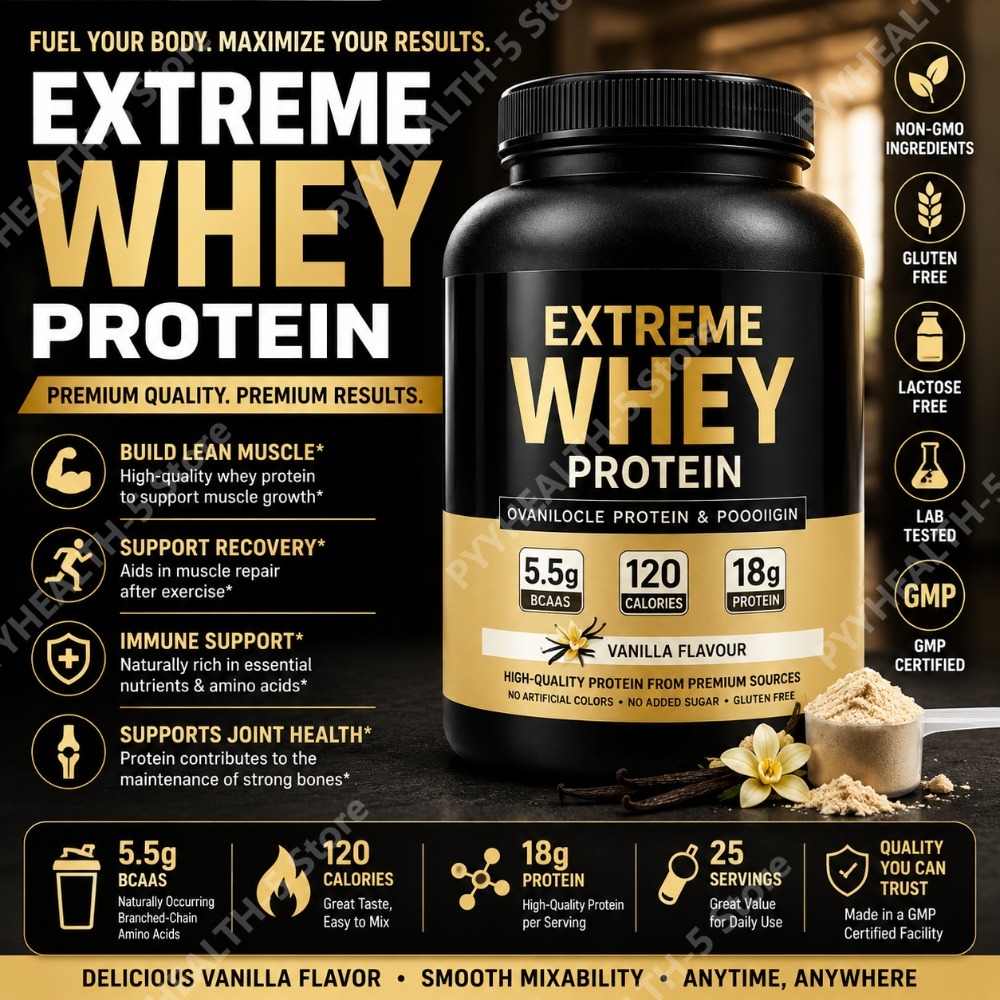 Fitness Nutrition Whey Protein - Pó de Proteína Whey de Baunilha