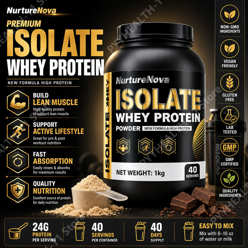 Nutrition Fitness Supplements - Suplemento de Proteína Isolada de Whey