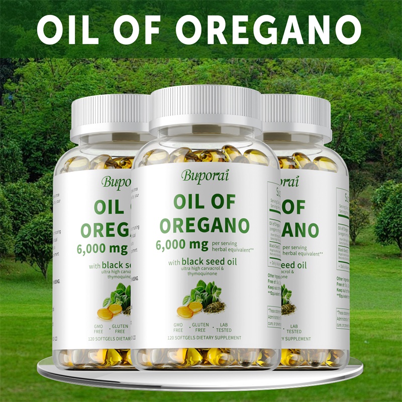 Black Seed Oil Capsule - Óleo de Oregano - Contém óleo
