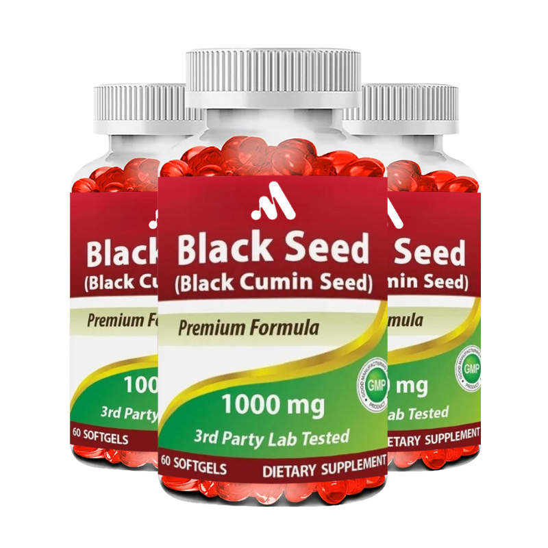 Black Seed Oil Capsule - Cápsulas de óleo de semente preta
