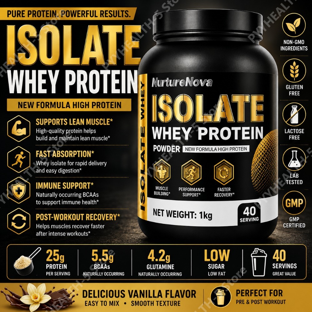 Fitness Nutrition Whey Protein - Pó de Proteína Isolada de Whey