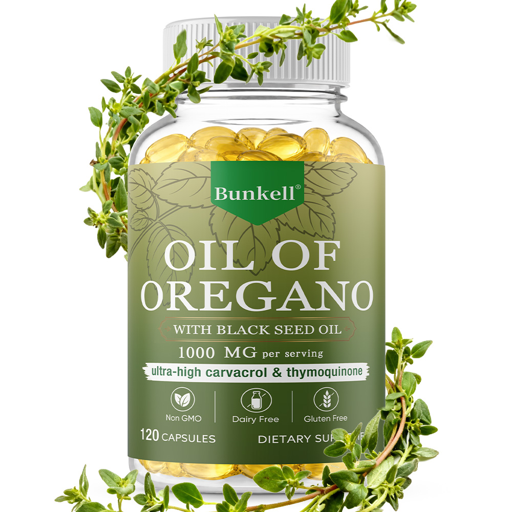 Black Seed Oil Capsule - Óleo de Orégano com Óleo de