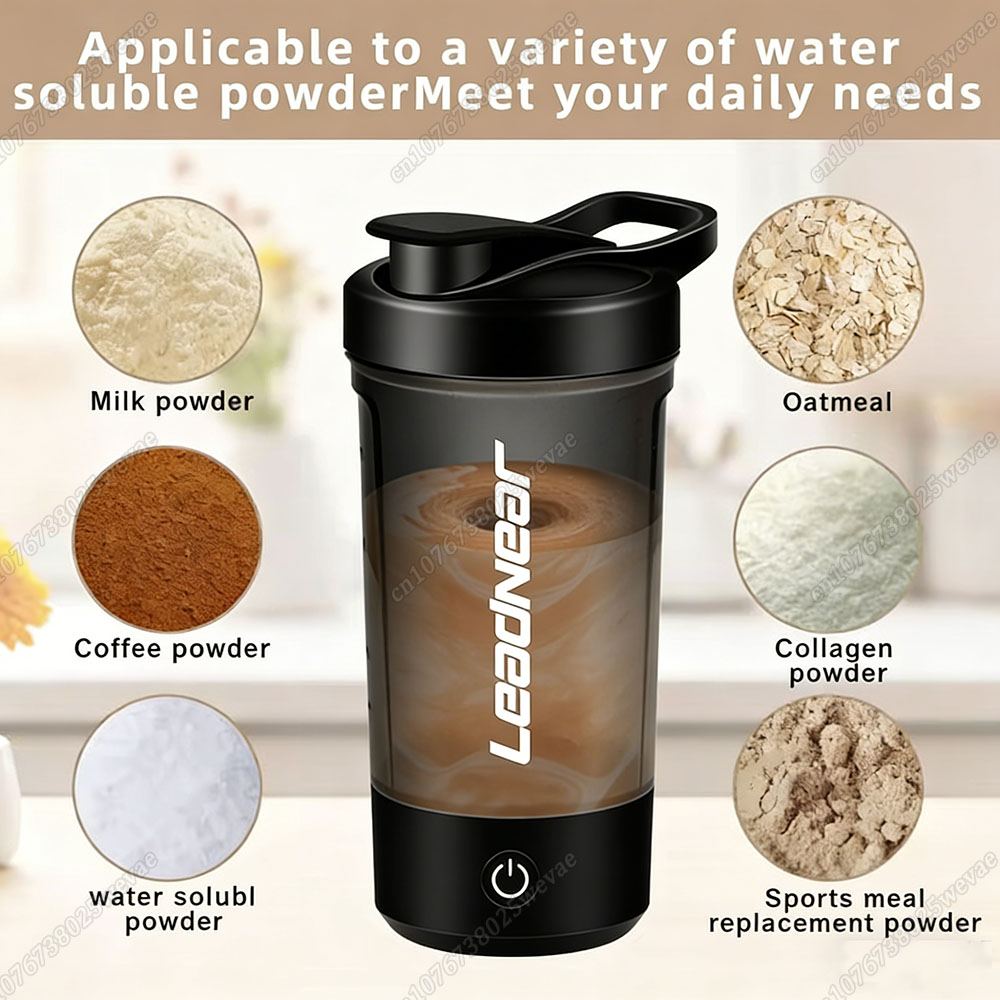 Protein Shaker Bottle - 2026 nova caneca elétrica com agitação