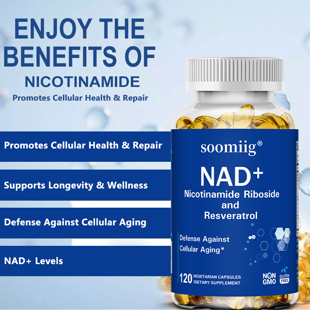 Suplemento NAD - com nicotinam - Resveratrol Capsule Anti Aging avaliação e preço