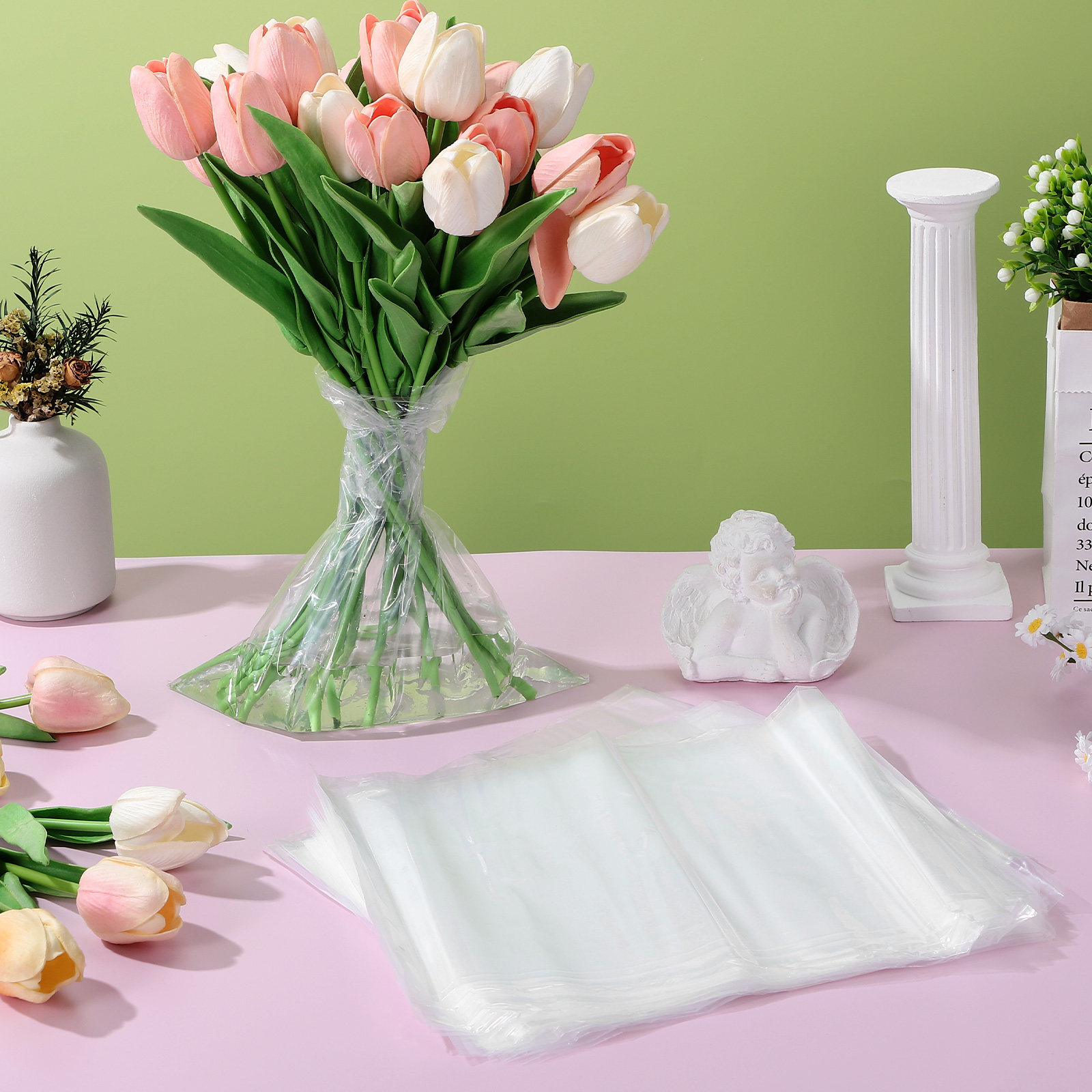 50 Sacos Plásticos para Flores - Nutrition & Fitness Hub avaliação e preço