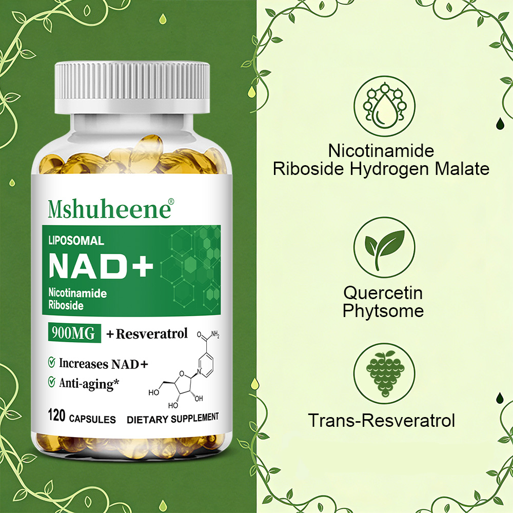 Cápsulas NAD+ Booster com Quer - Resveratrol Capsule Anti Aging avaliação e preço