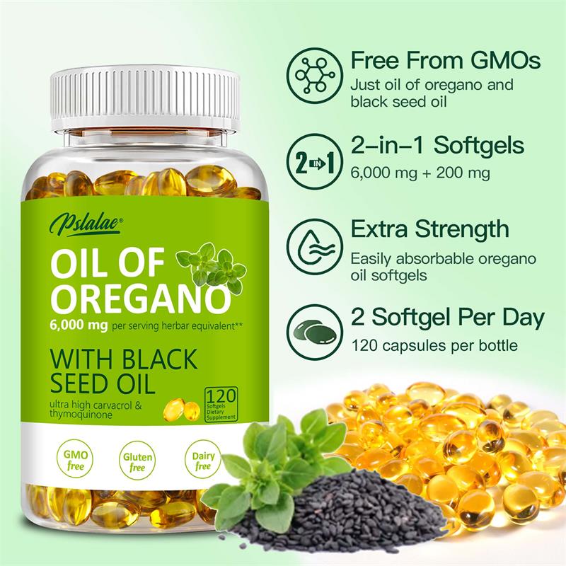 Cápsulas de Óleo de Oregano -  - Black Seed Oil Capsule avaliação e preço