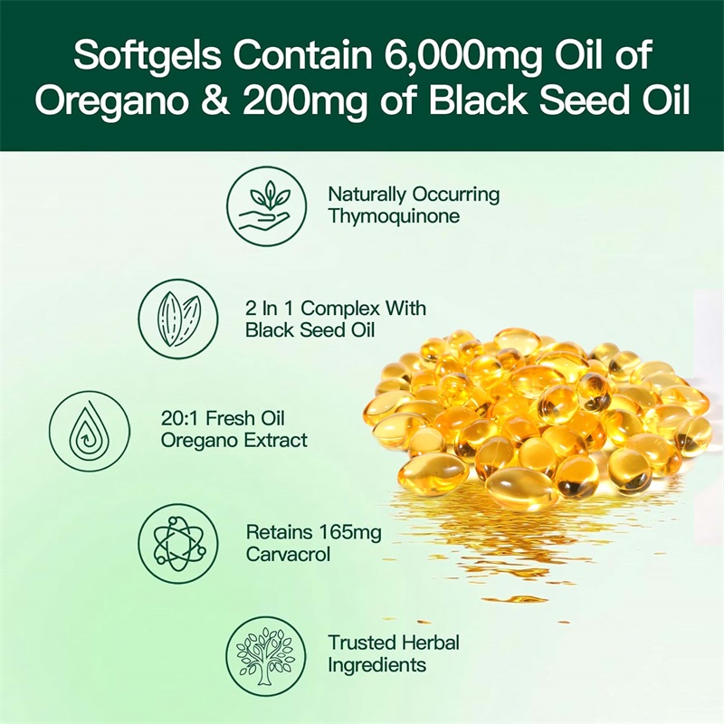 Cápsulas de Óleo de Oregano -  - Black Seed Oil Capsule avaliação e preço