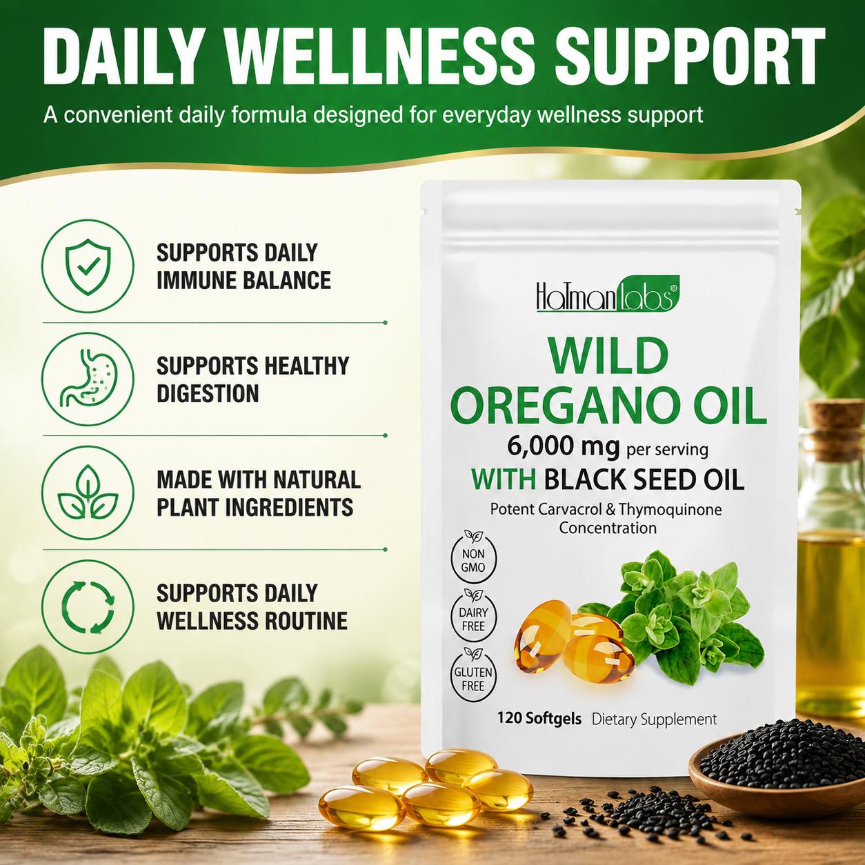 Óleo de Orégano Selvagem com Ó - Black Seed Oil Capsule avaliação e preço