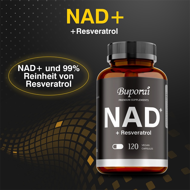 Suplementos NAD+ - Antienvelhe - Resveratrol Capsule Anti Aging avaliação e preço