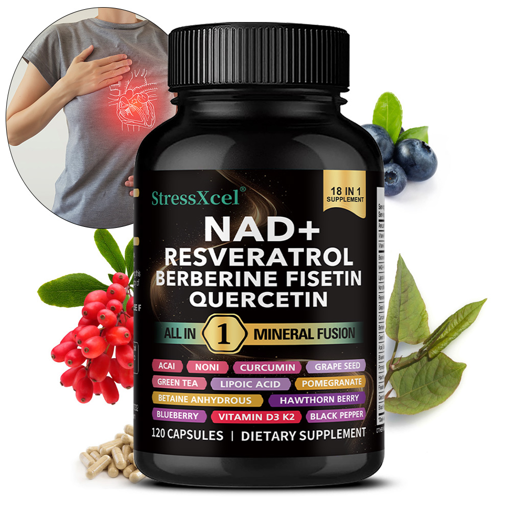 Suplemento NAD+ com Resveratro - Resveratrol Capsule Anti Aging avaliação e preço
