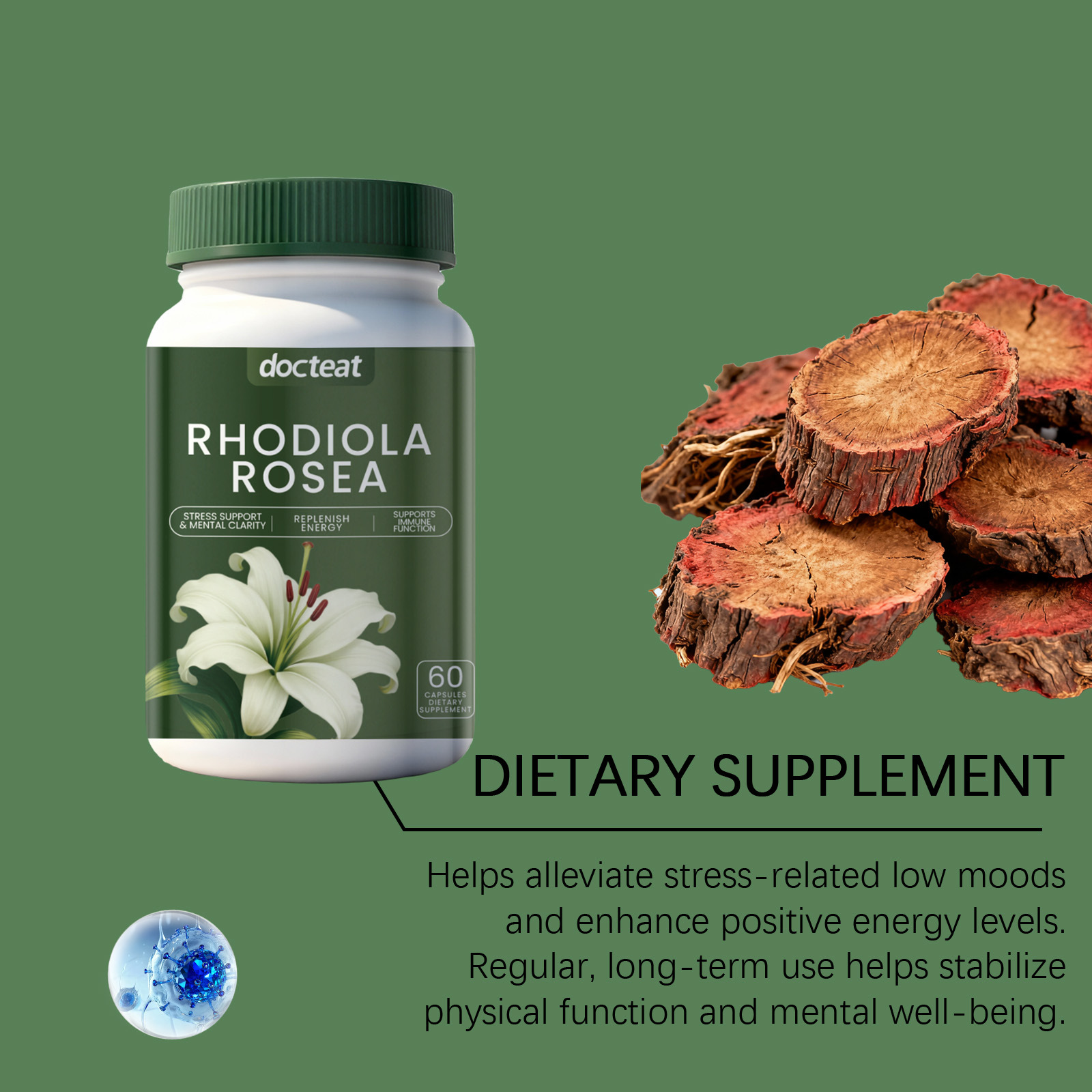 Cápsulas DOCTEAT para Saúde Ma - Nutrition Fitness Supplements avaliação e preço