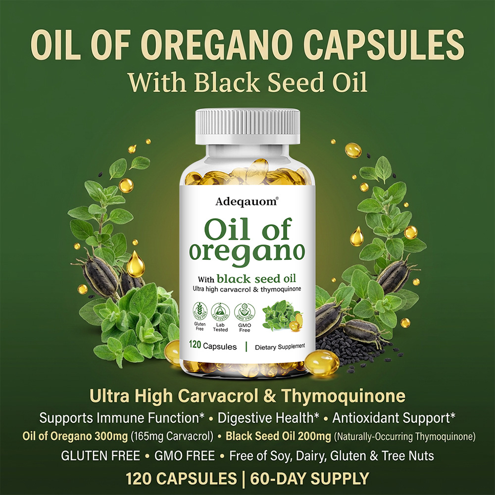 Óleo de Orégano com Cápsulas d - Black Seed Oil Capsule avaliação e preço