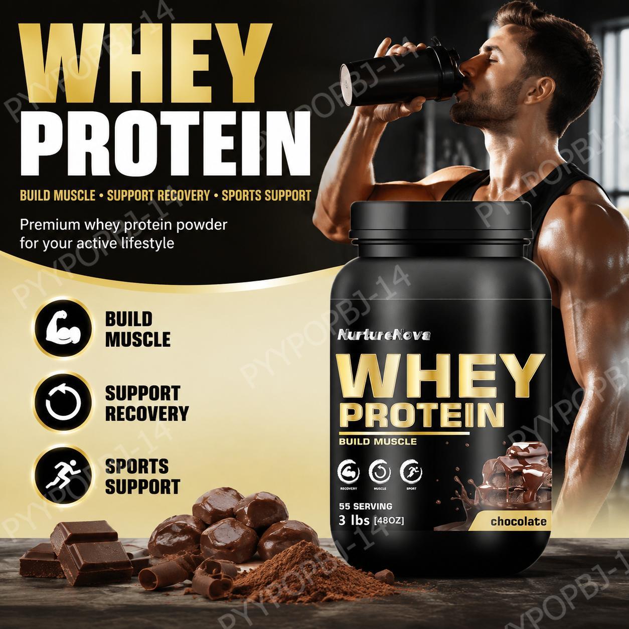 NurtureNova Chocolate Whey Pro - Fitness Nutrition Whey Protein avaliação e preço
