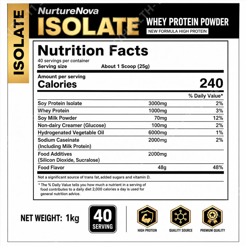 Suplemento de Proteína Isolada - Nutrition Fitness Supplements avaliação e preço