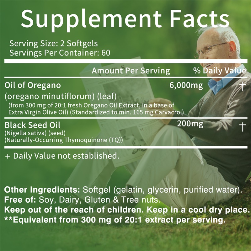 Óleo de Oregano - Contém óleo  - Black Seed Oil Capsule avaliação e preço
