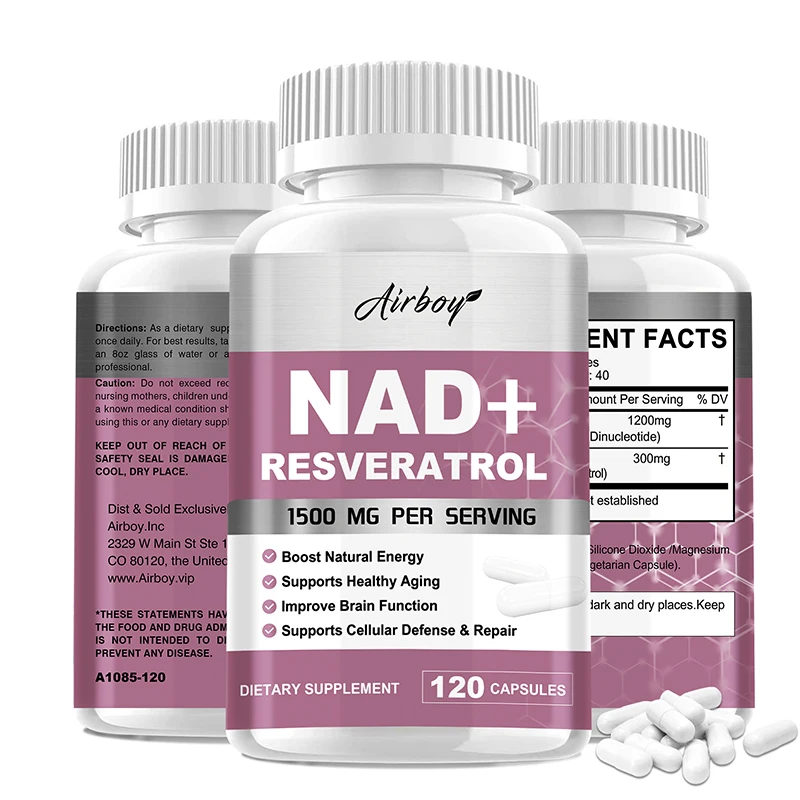 Suplementos de Resveratrol NAD - Resveratrol Capsule Anti Aging avaliação e preço