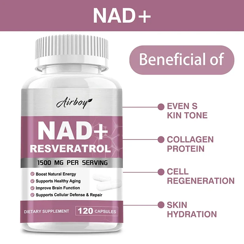 Suplementos de Resveratrol NAD - Resveratrol Capsule Anti Aging avaliação e preço