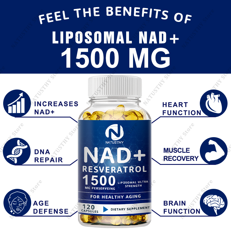 Suplementos em Cápsulas NAD -  - Resveratrol Capsule Anti Aging avaliação e preço